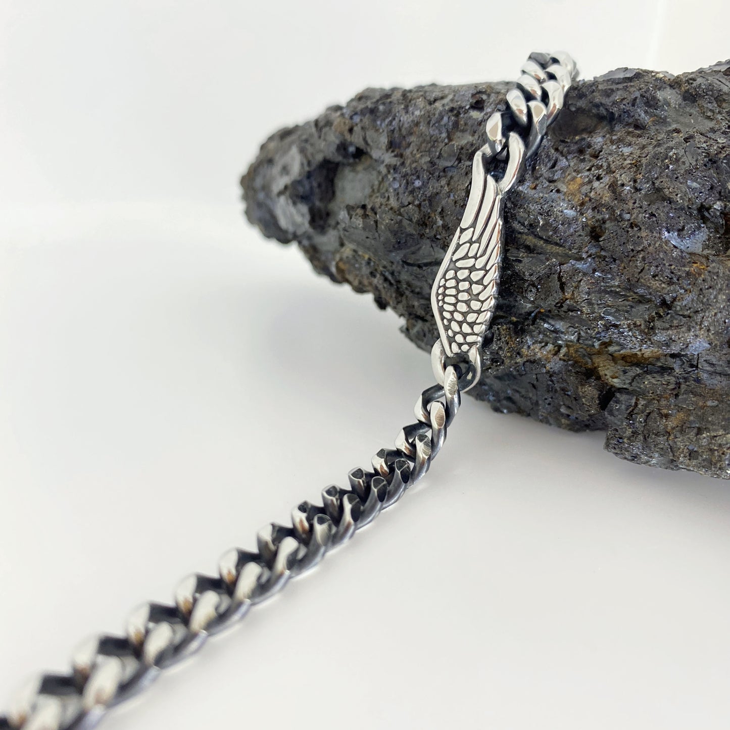 Pulseira Masculina em Aço Inoxidável - Los Angeles
